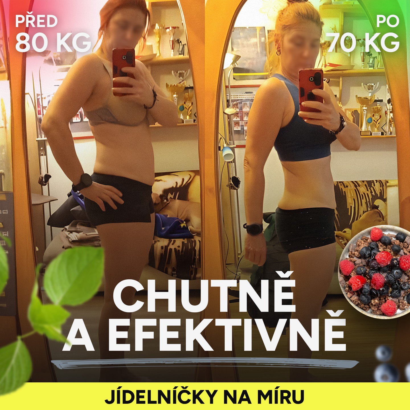 Jedálniček - ženy, čo chcú nabrať svaly