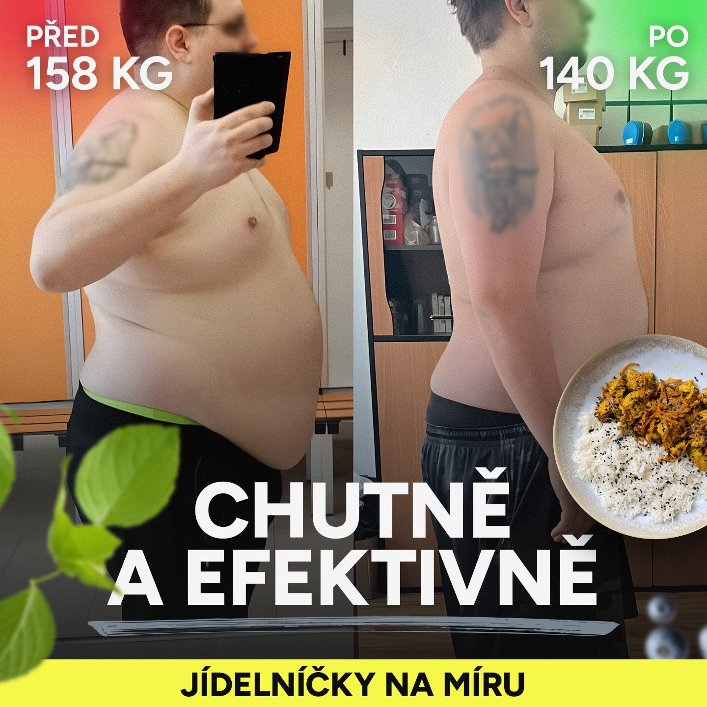 Jedálniček - muži, čo chcú schudnúť