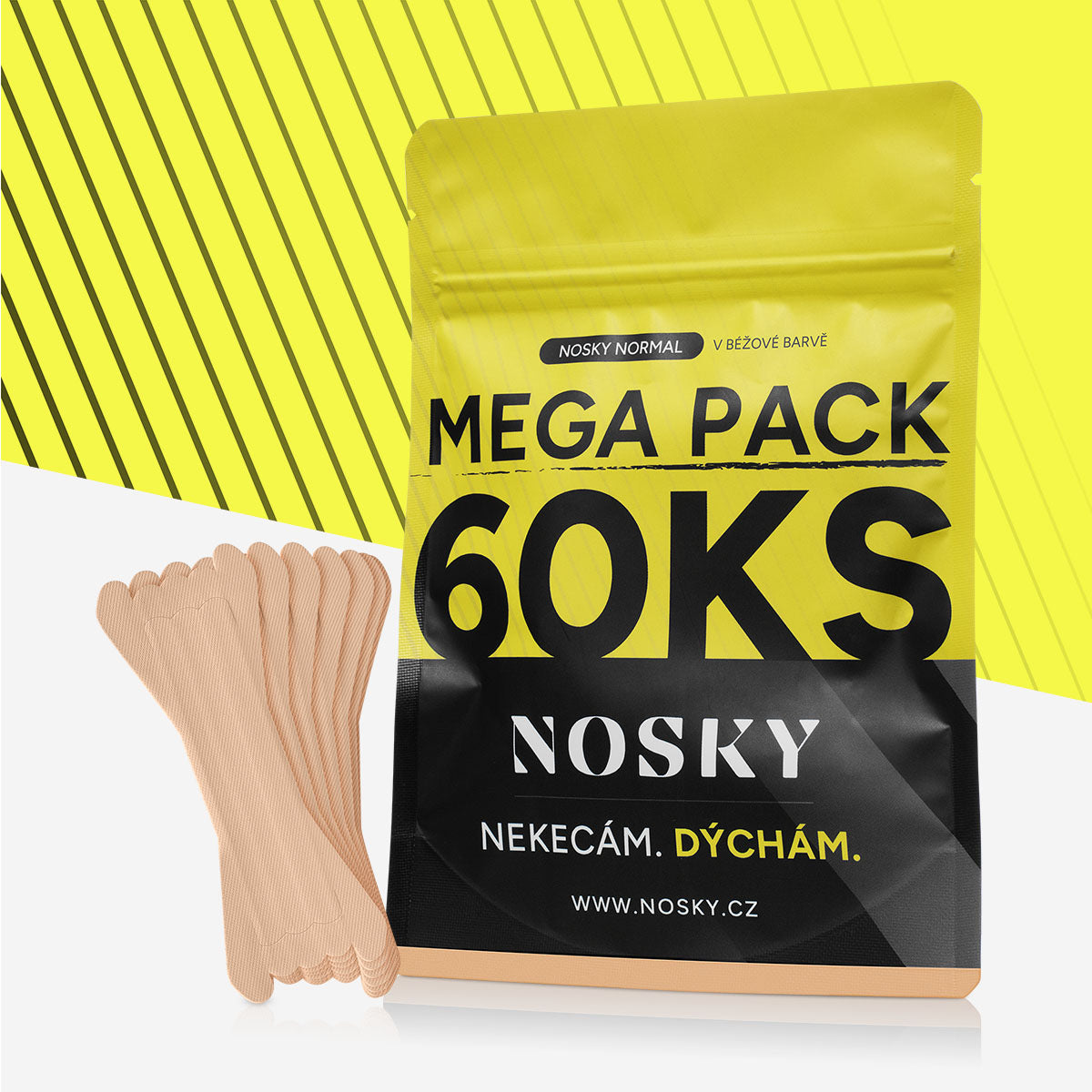 Mega Pack - Béžové (60ks)